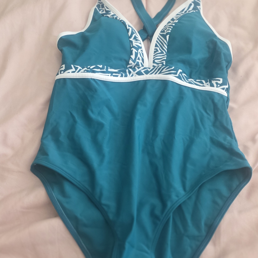 Teal Kids One Piece Swimsuit